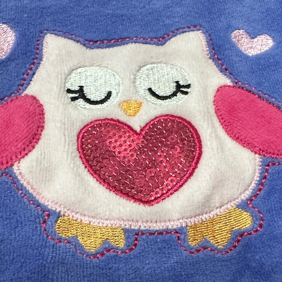 Vintage Buster Brown Blue and Pink Owl Sweater - Picture 3 of 9